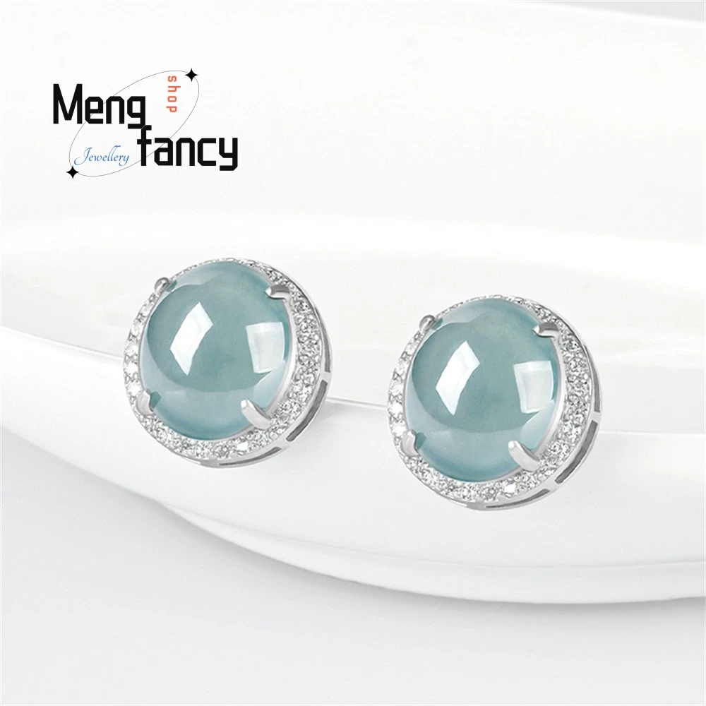 Натуральные серьги A Goods Jade Blue Water Big Egg Face Earrings Ice Jade S925 Серебро с инкрустацией Модные высококачественные женские ювелирные украшения
Натуральные серьги A Goods Jade Blue Water Big Egg Face Earrings Ice Jade S925 Серебро с инкрустацией Модные высококачественные женские ювелирные украшения
