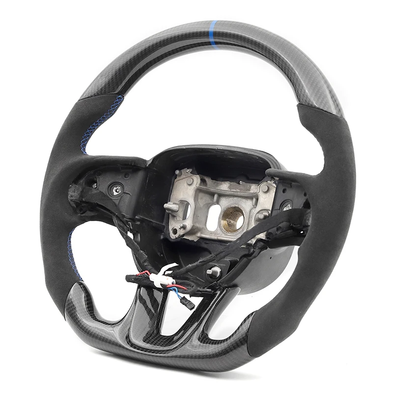 Carbon Fiber Steering Wheel for Dodge Challenger Charger HELLCAT Jeep Grand Cherokee Plug and Play Auto Replacement Parts
Carbon Fiber Steering Wheel for Dodge Challenger Charger HELLCAT Jeep Grand Cherokee Plug and Play Auto Replacement Parts