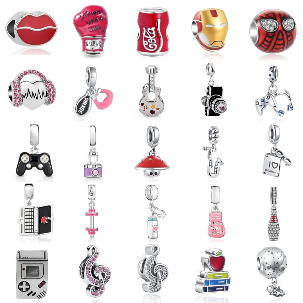 New 925 Sterling Silver Camera Game Machine Charm Of Ley 925 Chain Bead Fit Original Bracelet Accessories DIY Women Love Jewelry
New 925 Sterling Silver Camera Game Machine Charm Of Ley 925 Chain Bead Fit Original Bracelet Accessories DIY Women Love Jewelry