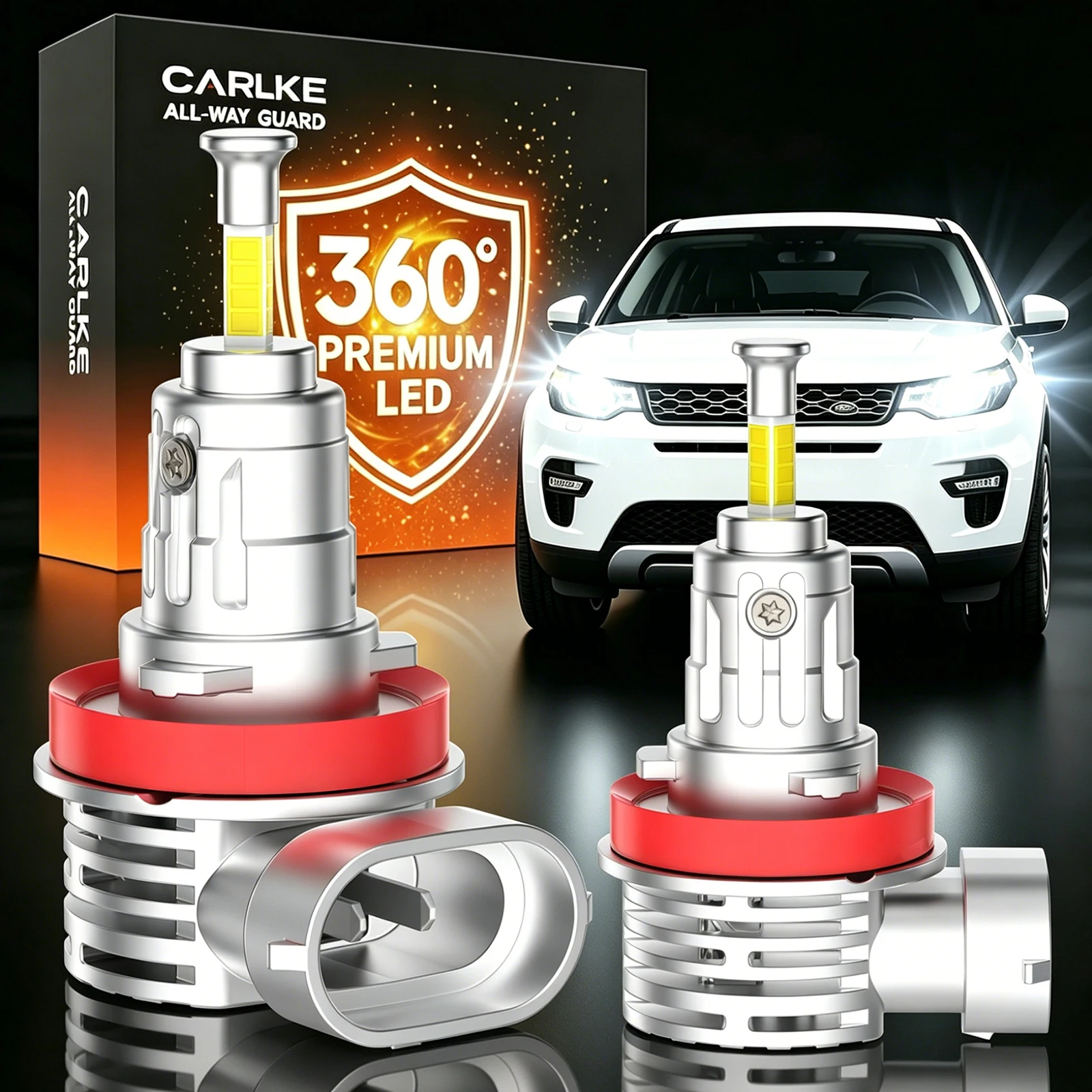 Carlke H7 LED Car Headlight Bulb H4 Led Auto Canbus 120W 10000LM Light for Car 360 Turbo LED Mini HeadLamp Wireless with Fan 12V
Carlke H7 LED Car Headlight Bulb H4 Led Auto Canbus 120W 10000LM Light for Car 360 Turbo LED Mini HeadLamp Wireless with Fan 12V