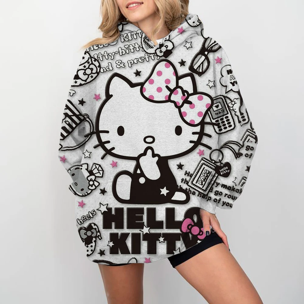 Hello Kitty Sweatshirt for Women Autumn Oversized Hoodie Kawaii Oversized Hoodie for Trendy Sudaderas Y2k Clothes 's
Hello Kitty Sweatshirt for Women Autumn Oversized Hoodie Kawaii Oversized Hoodie for Trendy Sudaderas Y2k Clothes 's