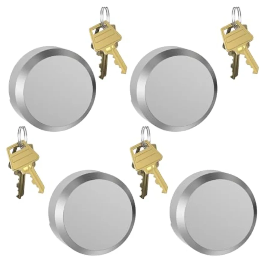 4 Pack 2.9 Inch Hidden Shackle Padlocks for enclosed trailers, shipping containers, storage units chrome, heavy duty reinforced
4 Pack 2.9 Inch Hidden Shackle Padlocks for enclosed trailers, shipping containers, storage units chrome, heavy duty reinforced