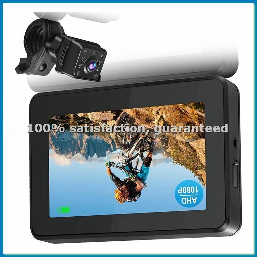 1080P Bike Camera 4.3inch Screen Monitor Bicycle Bike Mirror Bike Rear View Camera for Bicycle, Mountain Bike, Road Bike-ABLL
1080P Bike Camera 4.3inch Screen Monitor Bicycle Bike Mirror Bike Rear View Camera for Bicycle, Mountain Bike, Road Bike-ABLL