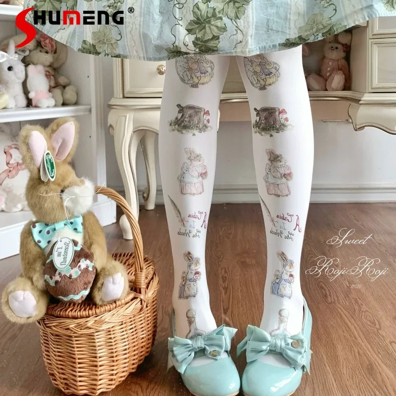 2026 Spring New Japanese Rojita Style Skin-loving Velvet Print Pantyhose Lolita Sweet Socks Kawaii Y2k Hosiery For Ladies Girls
2026 Spring New Japanese Rojita Style Skin-loving Velvet Print Pantyhose Lolita Sweet Socks Kawaii Y2k Hosiery For Ladies Girls
