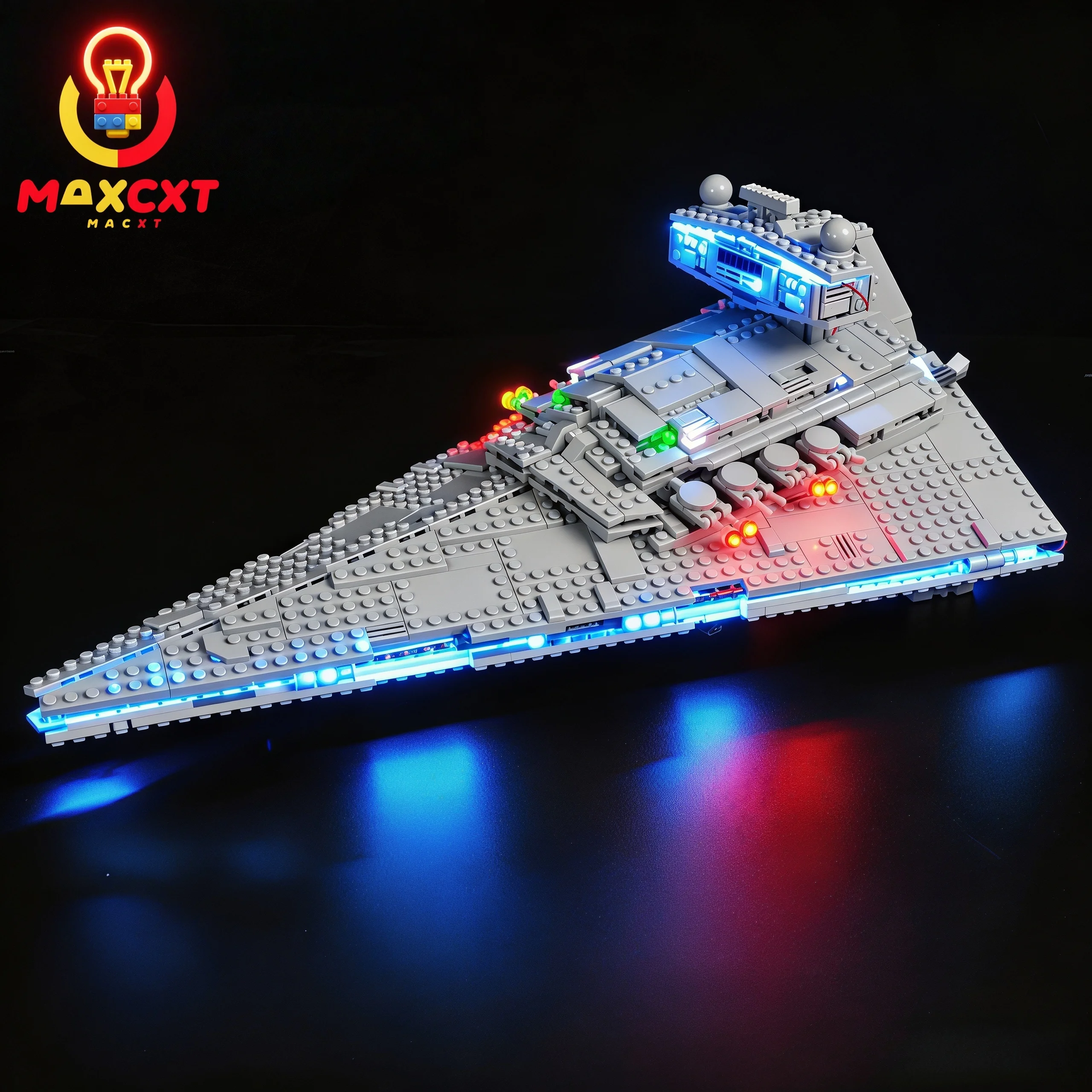 MAXCXT LED Light For LEGO 75394 set suitable for Imperial Star Destroyer ™ DIY Decorative Lamp Not Include Building Blocks Set
MAXCXT LED Light For LEGO 75394 set suitable for Imperial Star Destroyer ™ DIY Decorative Lamp Not Include Building Blocks Set