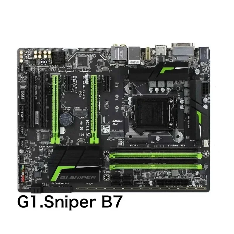Для Gigabyte G1.Sniper B7 настольная материнская плата 64 ГБ LGA 1151 DDR4 ATX материнская плата 100% протестирована, ОК, полностью работает, бесплатная доставка
Для Gigabyte G1.Sniper B7 настольная материнская плата 64 ГБ LGA 1151 DDR4 ATX материнская плата 100% протестирована, ОК, полностью работает, бесплатная доставка