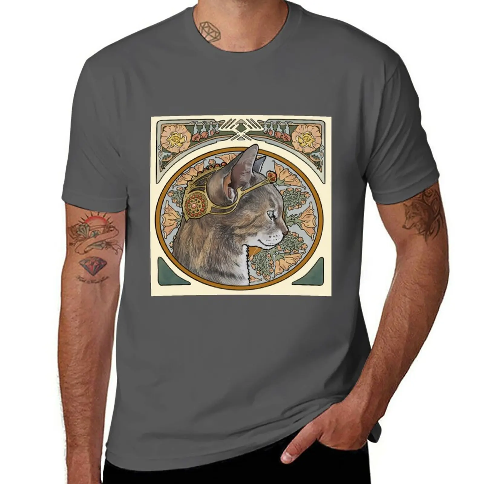 New Splendid Art Nouveau Cat T-Shirt aesthetic clothes Oversized t-shirt tops man clothes funny t shirts for men
New Splendid Art Nouveau Cat T-Shirt aesthetic clothes Oversized t-shirt tops man clothes funny t shirts for men