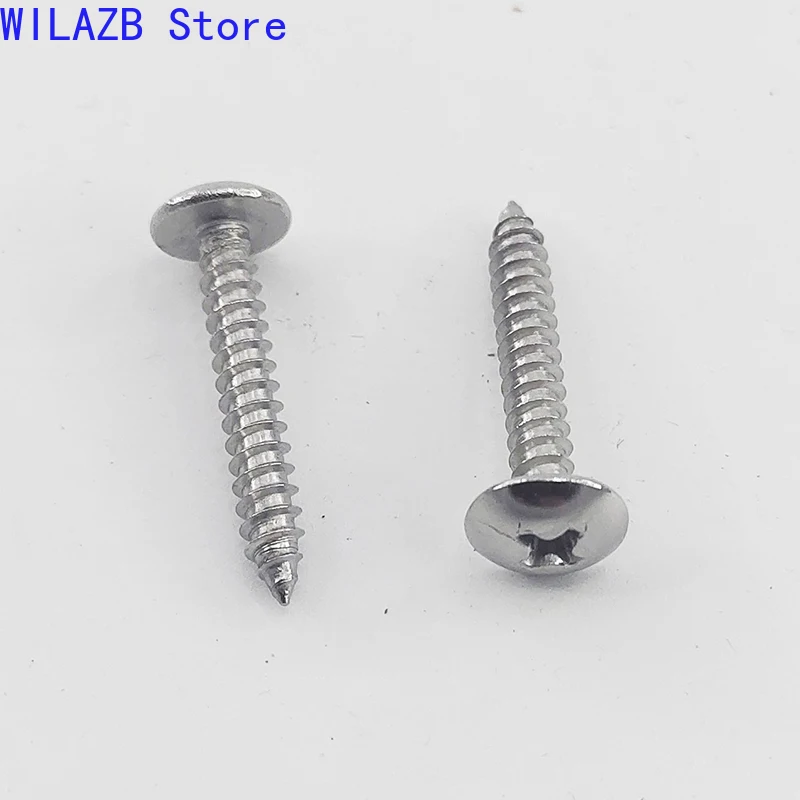 5/10/20/50pcs M2.9 M3.5 M3.9 M4.2 M4.8 M5.5 M6.3 304 Stainless Steel JISB1122T Phillips Truss Big Head Self Tapping Wood Screw
5/10/20/50pcs M2.9 M3.5 M3.9 M4.2 M4.8 M5.5 M6.3 304 Stainless Steel JISB1122T Phillips Truss Big Head Self Tapping Wood Screw