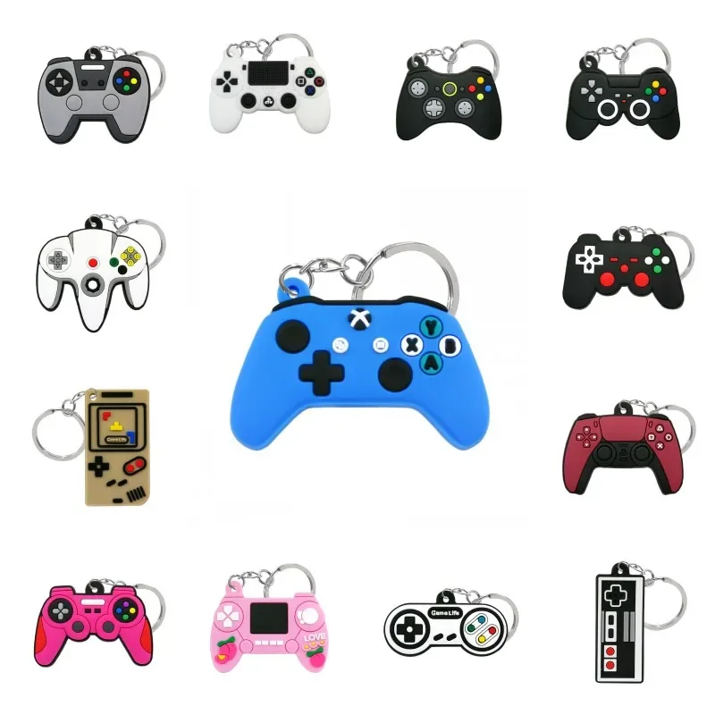 1PCS PVC new style Game Machine Keychain & Keyring Cute Gamepad Joystick Key Chain Keychains Bag Car Hanging fit men boy keys
1PCS PVC new style Game Machine Keychain & Keyring Cute Gamepad Joystick Key Chain Keychains Bag Car Hanging fit men boy keys