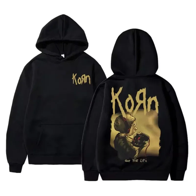 Rock Band Korn Got The Life Print Hoodie Men's Vintage Sweatshirt Unisex Oversized Hoodies Men Fleece Cotton Pullover Streetwear
Rock Band Korn Got The Life Print Hoodie Men's Vintage Sweatshirt Unisex Oversized Hoodies Men Fleece Cotton Pullover Streetwear