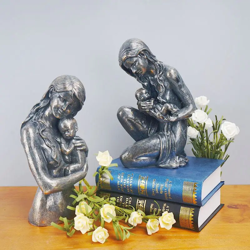 Nordic Retro Family Love Resin Figurines Mother And Child Sculpture Ornaments Home Room Desktop Crafts Decors Mother's Day Gift
Nordic Retro Family Love Resin Figurines Mother And Child Sculpture Ornaments Home Room Desktop Crafts Decors Mother's Day Gift