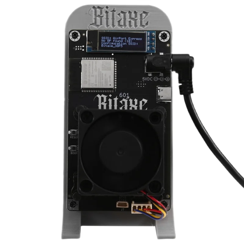 AT82-Bitaxe Gamma 601 1.2TH/S BTC Solo Miner 18-22W BM1370 Asic Chip From Antminer S21 Pro Bitcoin Crypto Miner Grey AU Plug
AT82-Bitaxe Gamma 601 1.2TH/S BTC Solo Miner 18-22W BM1370 Asic Chip From Antminer S21 Pro Bitcoin Crypto Miner Grey AU Plug