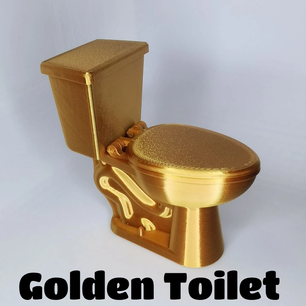 1:12 Golden Toilet Ornament Multifunctional Desktop Storage Box Mini Simulation Funny Prank Office Table Decoration Gag Gift
1:12 Golden Toilet Ornament Multifunctional Desktop Storage Box Mini Simulation Funny Prank Office Table Decoration Gag Gift