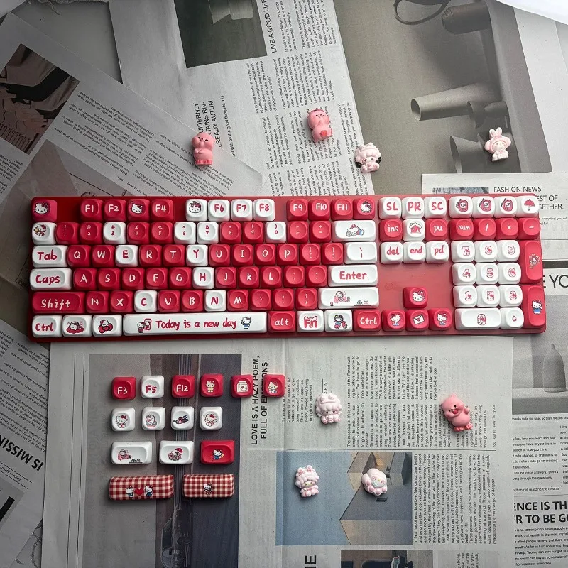 Anime Sanrio Hello Kitt Red Keyboard Cap Good Feel Fashion Good Looks Hot Selling Gift Cartoon Exquisite Practical Wholesale New
Anime Sanrio Hello Kitt Red Keyboard Cap Good Feel Fashion Good Looks Hot Selling Gift Cartoon Exquisite Practical Wholesale New