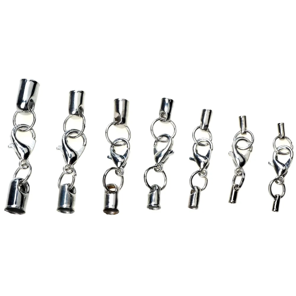 12Set/Lot 1.2/1.5/2.0/2.5/3.2/3.5/4.2MM Leather Cord Copper Snake Head End Clasps With Lobster Connectors For DIY Jewelry Making
12Set/Lot 1.2/1.5/2.0/2.5/3.2/3.5/4.2MM Leather Cord Copper Snake Head End Clasps With Lobster Connectors For DIY Jewelry Making