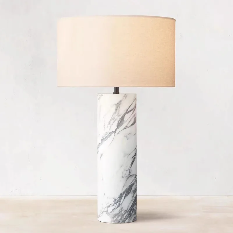 American retro natural marble table lamp villa designer model room living room bedroom hotel desktop table lamp
American retro natural marble table lamp villa designer model room living room bedroom hotel desktop table lamp