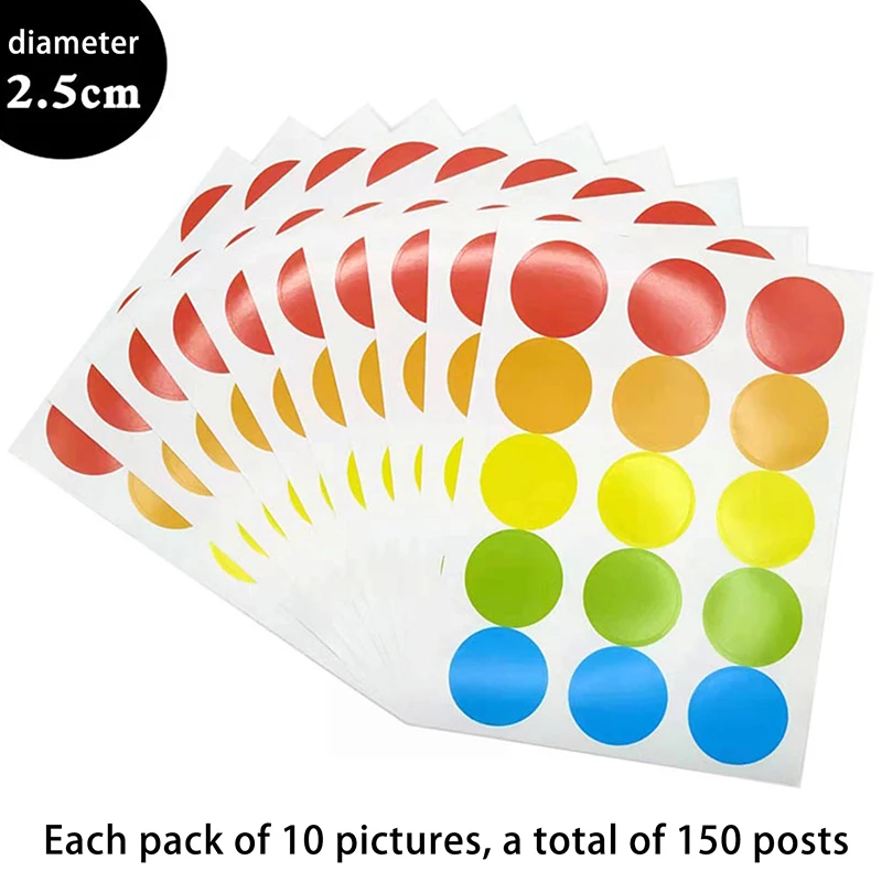 10 Sheets Decorative Polka Dot Stickers 6-45mm Circle Decals Office Toys for Party Highlights
10 Sheets Decorative Polka Dot Stickers 6-45mm Circle Decals Office Toys for Party Highlights
