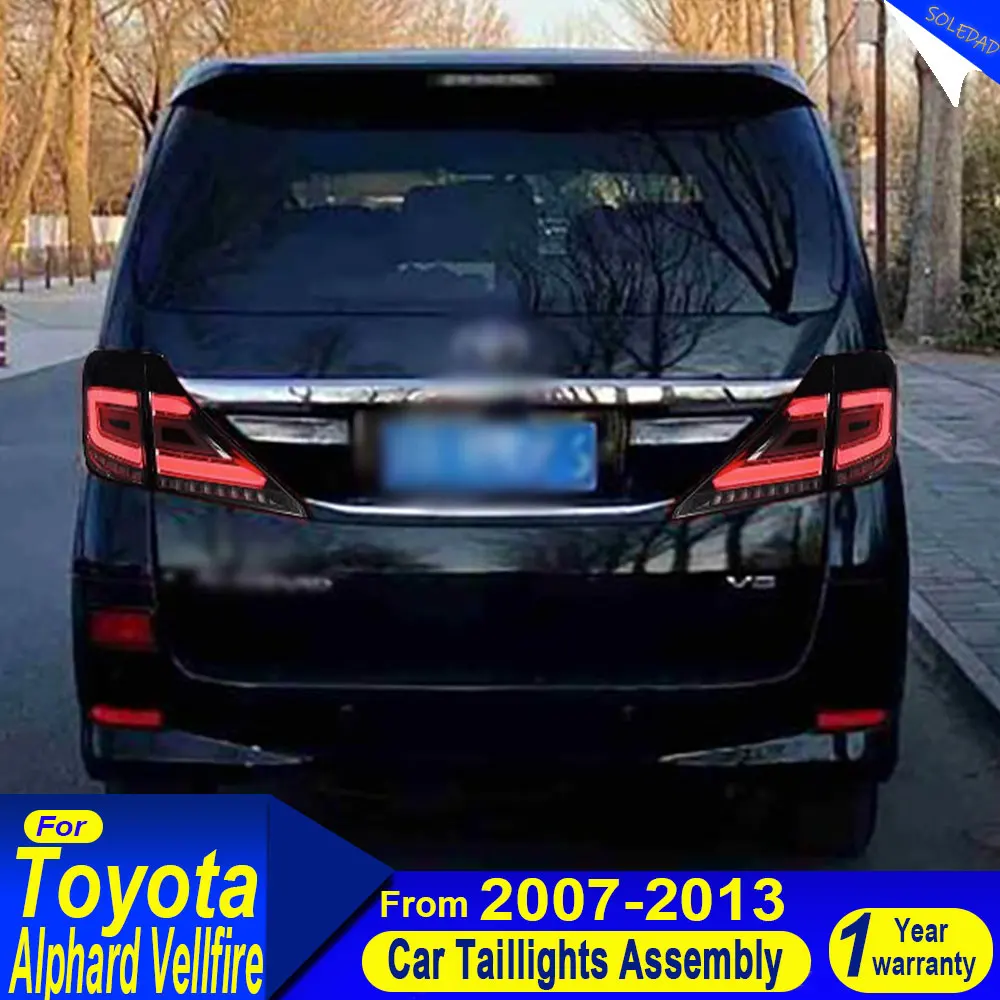 Автомобильные фонари Styg для Toyota Vellfire Alphard 2007-2013: задние LED-фонари, дневные ходовые огни (DRL), стоп-сигналы, динамические указатели поворота, фонари заднего хода
Автомобильные фонари Styg для Toyota Vellfire Alphard 2007-2013: задние LED-фонари, дневные ходовые огни (DRL), стоп-сигналы, динамические указатели поворота, фонари заднего хода