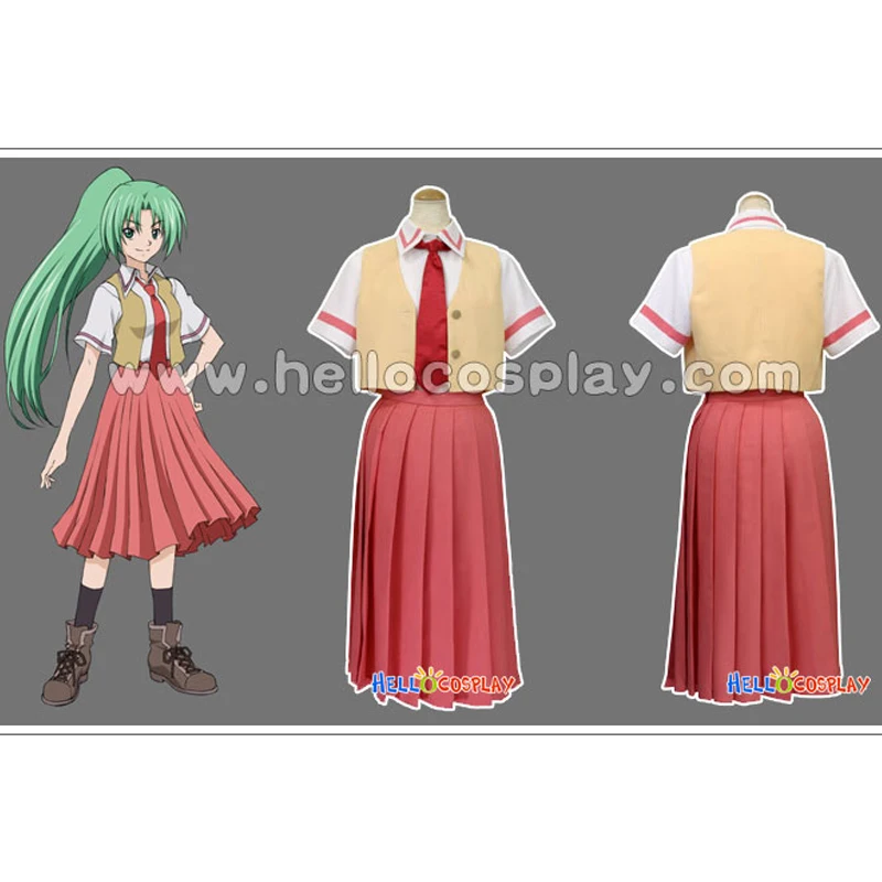 Higurashi When They Cry Mion Sonozaki Cosplay Costume Anime School Uniform Outfit Dress H008
Higurashi When They Cry Mion Sonozaki Cosplay Costume Anime School Uniform Outfit Dress H008