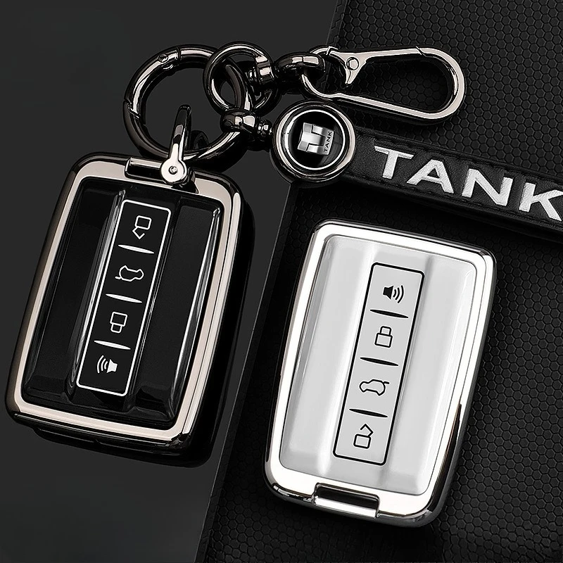 Premium Zinc Alloy Key Cover Case for TANK 300/400 Hi4-T/Cyber TANK/500 (2023-2024) - Protective Key Fob Shell Key Bag Chain
Premium Zinc Alloy Key Cover Case for TANK 300/400 Hi4-T/Cyber TANK/500 (2023-2024) - Protective Key Fob Shell Key Bag Chain