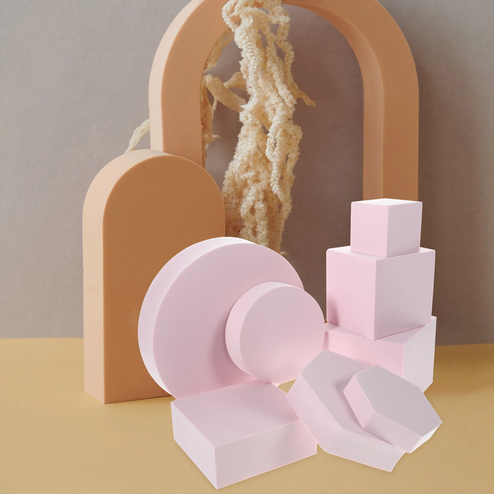 8pcs Geometric Photo Props Set Photo Props For Cosmetics Foams Cube Display for Jewelry Cosmetics Photography Studio
8pcs Geometric Photo Props Set Photo Props For Cosmetics Foams Cube Display for Jewelry Cosmetics Photography Studio