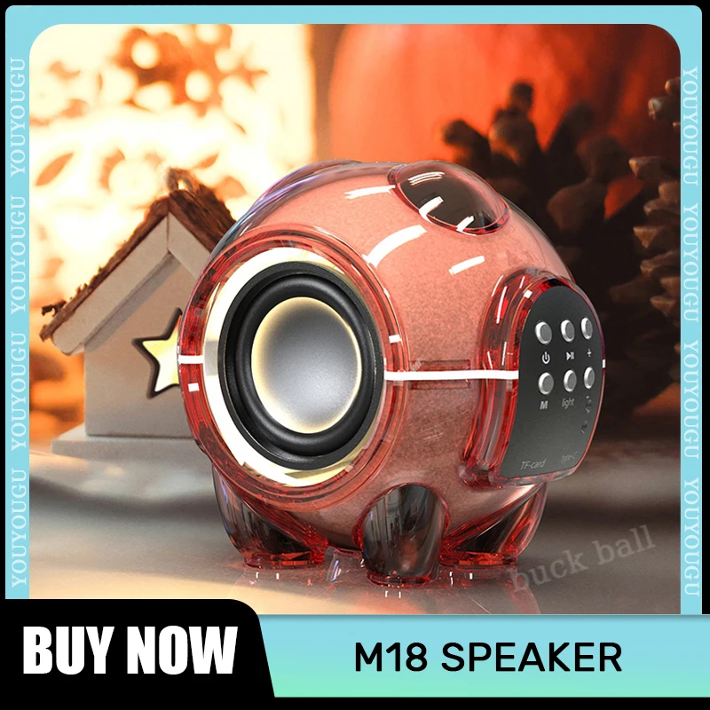 M18 Wireless Speaker Bluetooth Subwoofer Speakers Mini Portable High Sound Creative Desktop Bass Bluetooth Desktop Esports Gift
M18 Wireless Speaker Bluetooth Subwoofer Speakers Mini Portable High Sound Creative Desktop Bass Bluetooth Desktop Esports Gift