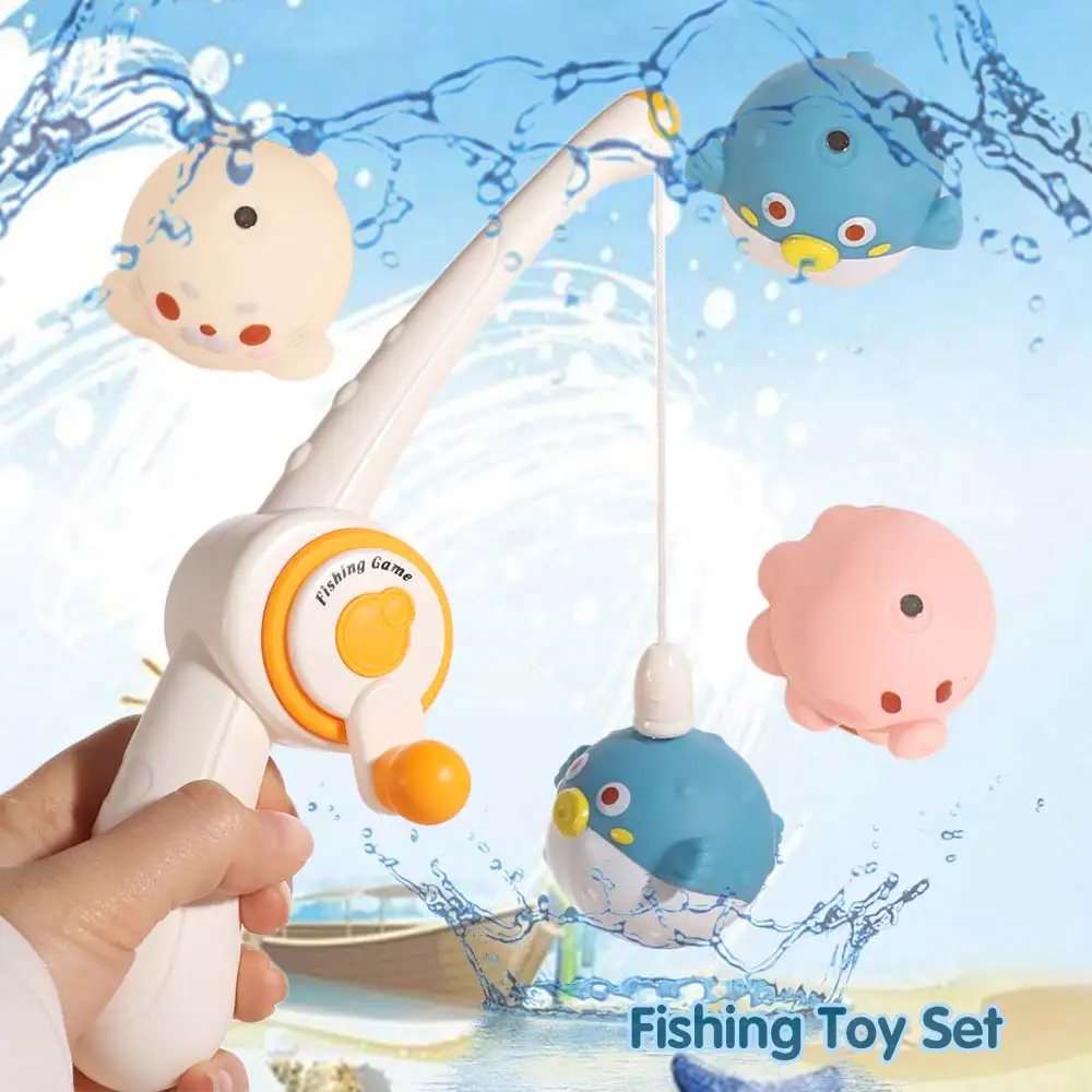 Magnetic Children's Fishing Pufferfish Sea lion Bathroom Fishing Fishing rod Early Education Fishing Water Chilren
Magnetic Children's Fishing Pufferfish Sea lion Bathroom Fishing Fishing rod Early Education Fishing Water Chilren