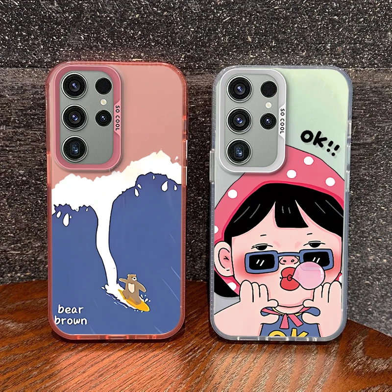 Bubble blowing girl For Samsung S22 Plus 21 23 24 FE S25 Ultra Note 20 Ultra M31 15 F23 5G Colorful Silver Phone Case
Bubble blowing girl For Samsung S22 Plus 21 23 24 FE S25 Ultra Note 20 Ultra M31 15 F23 5G Colorful Silver Phone Case