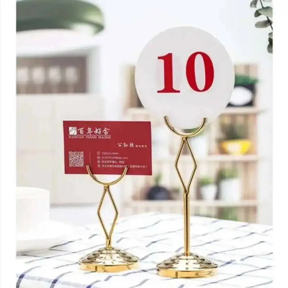 Table Number Holders Place Card Holder Tabletop Menu Picture Holder Wire Photo Holder Clips Picture Memo Note Photo Stand
Table Number Holders Place Card Holder Tabletop Menu Picture Holder Wire Photo Holder Clips Picture Memo Note Photo Stand