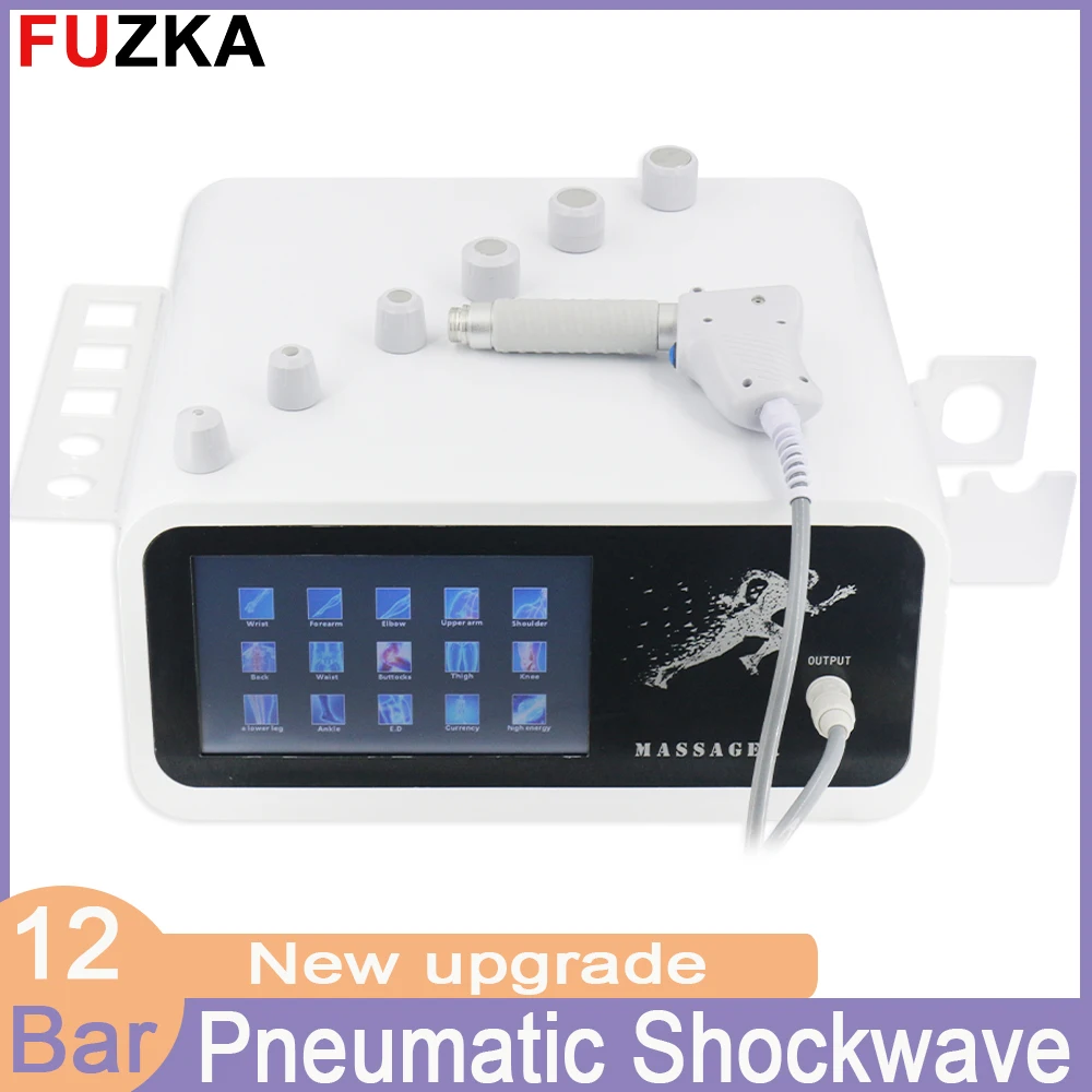 Professional Pneumatic Shockwave Therapy Machine 12 Bar Shock Wave Equipment For ED Treatment And Pain Relief Massager Home Use
Professional Pneumatic Shockwave Therapy Machine 12 Bar Shock Wave Equipment For ED Treatment And Pain Relief Massager Home Use
