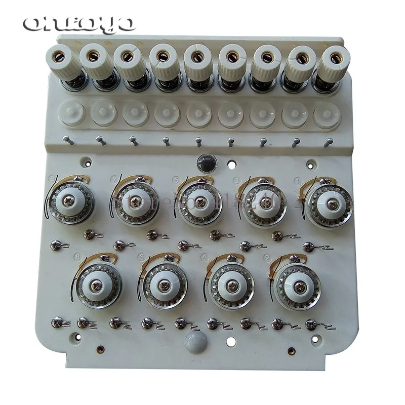 Computer Embroidery Machine Parts 9 Thread Nine Wire Clamping Seat Assembly With A Bottom
Computer Embroidery Machine Parts 9 Thread Nine Wire Clamping Seat Assembly With A Bottom
