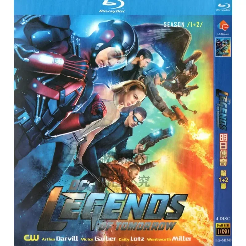 American action science fiction TV series Legends of Tomorrow Seasons 1 through 7 1080p high definition Blu-ray 15 disc set
American action science fiction TV series Legends of Tomorrow Seasons 1 through 7 1080p high definition Blu-ray 15 disc set