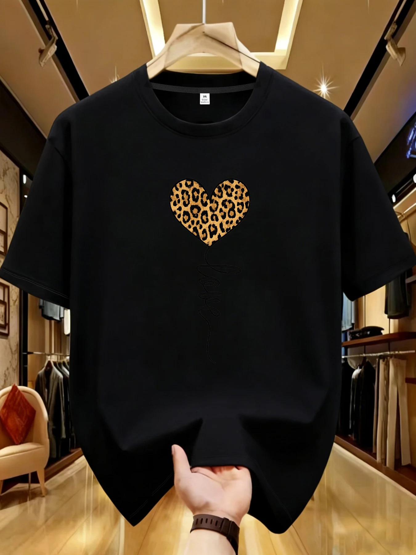 【WDS01125】Leopard print plus size women's T-shirt summer casual street fashion women's Joker short sleeve T-shirt
【WDS01125】Leopard print plus size women's T-shirt summer casual street fashion women's Joker short sleeve T-shirt