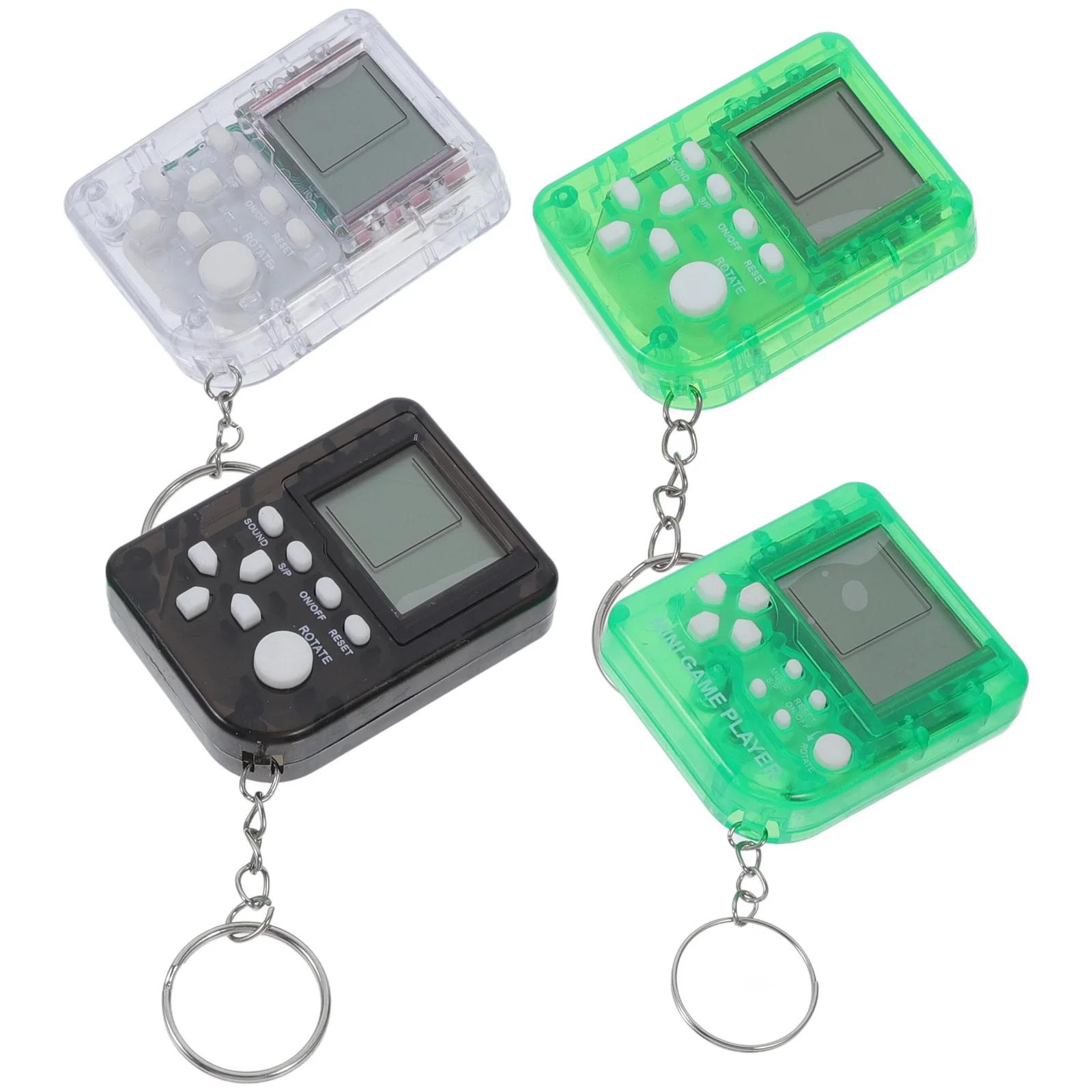 4 Pcs Mini Backpack Keychain Handheld Gaming Device Decorative Child Portable Console Gifts Box ABS Material Flashing Light
4 Pcs Mini Backpack Keychain Handheld Gaming Device Decorative Child Portable Console Gifts Box ABS Material Flashing Light
