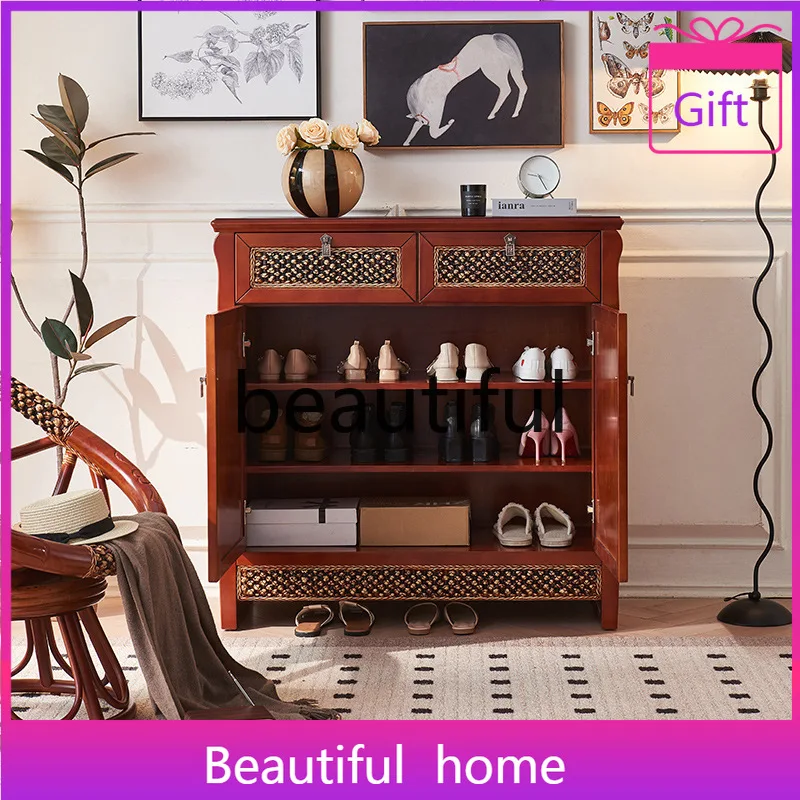 Классический китайский шкаф для обуви из ротанга, гостиная из массива дерева, домашний европейский шкаф для хранения с двойным ящиком, шкаф для обуви из бука d1089
Классический китайский шкаф для обуви из ротанга, гостиная из массива дерева, домашний европейский шкаф для хранения с двойным ящиком, шкаф для обуви из бука d1089