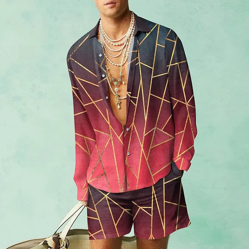 Vintage Graphic Printed Two Piece Sets Men 2024 Summer Casual Loose Lapel Shirts And Shorts Suits For Mens Beach Style Outfits
Vintage Graphic Printed Two Piece Sets Men 2024 Summer Casual Loose Lapel Shirts And Shorts Suits For Mens Beach Style Outfits