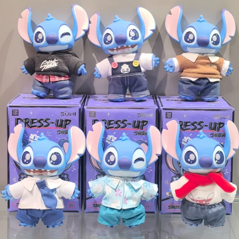 Original In Stock Blind Boxes Stitch Vinyl Costume Show Series Kawaii Action Anime Pendant Neck Can Rotat Figurine Birthday Toy
Original In Stock Blind Boxes Stitch Vinyl Costume Show Series Kawaii Action Anime Pendant Neck Can Rotat Figurine Birthday Toy