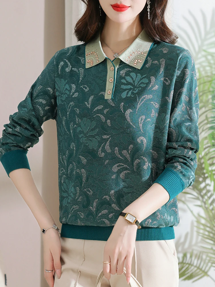 Print Sweater Women Autumn Spring Korean Fashion Long Sleeve Pullover Femme Women Clothing Lapel Causal Sweaters
Print Sweater Women Autumn Spring Korean Fashion Long Sleeve Pullover Femme Women Clothing Lapel Causal Sweaters
