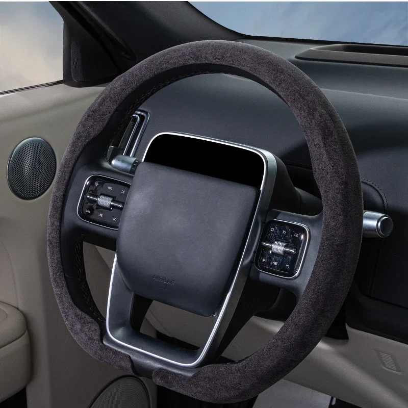 Ultrathin Non-slip Steering Wheel Cover for BYD Dolphin Seagull Han DM-I Tang Song Puls Qin L Yuan Car Interior Accessories
Ultrathin Non-slip Steering Wheel Cover for BYD Dolphin Seagull Han DM-I Tang Song Puls Qin L Yuan Car Interior Accessories
