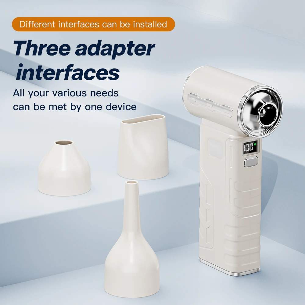 450000RPM Violent Fan Dust Blowing Brushless Ultra Turbo Fan Jet Battery Display High-Speed Handheld Powerful Blower Low Noise 
450000RPM Violent Fan Dust Blowing Brushless Ultra Turbo Fan Jet Battery Display High-Speed Handheld Powerful Blower Low Noise