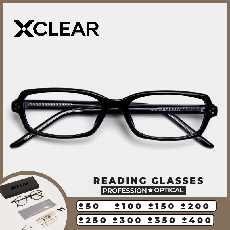 XCLEAR Rectangle Reading Glasses Currents Classic Optical Anti Blue Ray light Progressive Prescription Eyeglasses Classic
XCLEAR Rectangle Reading Glasses Currents Classic Optical Anti Blue Ray light Progressive Prescription Eyeglasses Classic
