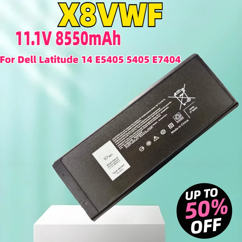 Новый аккумулятор для ноутбука X8VWF для Dell Latitude 14 E5405 5405 E7404 7404 4XKN5 VCWGN 09FN4 97 Втч X8VWF для ноутбука
Новый аккумулятор для ноутбука X8VWF для Dell Latitude 14 E5405 5405 E7404 7404 4XKN5 VCWGN 09FN4 97 Втч X8VWF для ноутбука