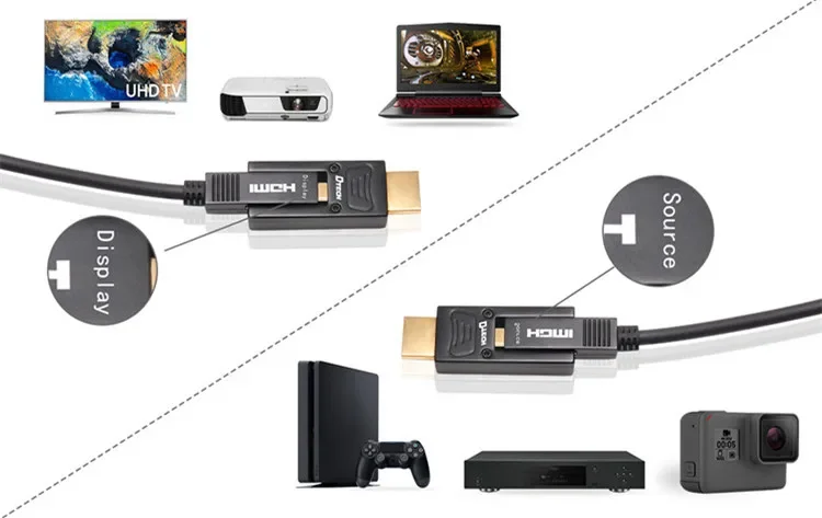 DTECH 1080P 60 Гц HDTV съемный разъем 5 м HDMI кабель на заказ 4K 18 Гбит/с HDMI оптоволоконный кабель
DTECH 1080P 60 Гц HDTV съемный разъем 5 м HDMI кабель на заказ 4K 18 Гбит/с HDMI оптоволоконный кабель