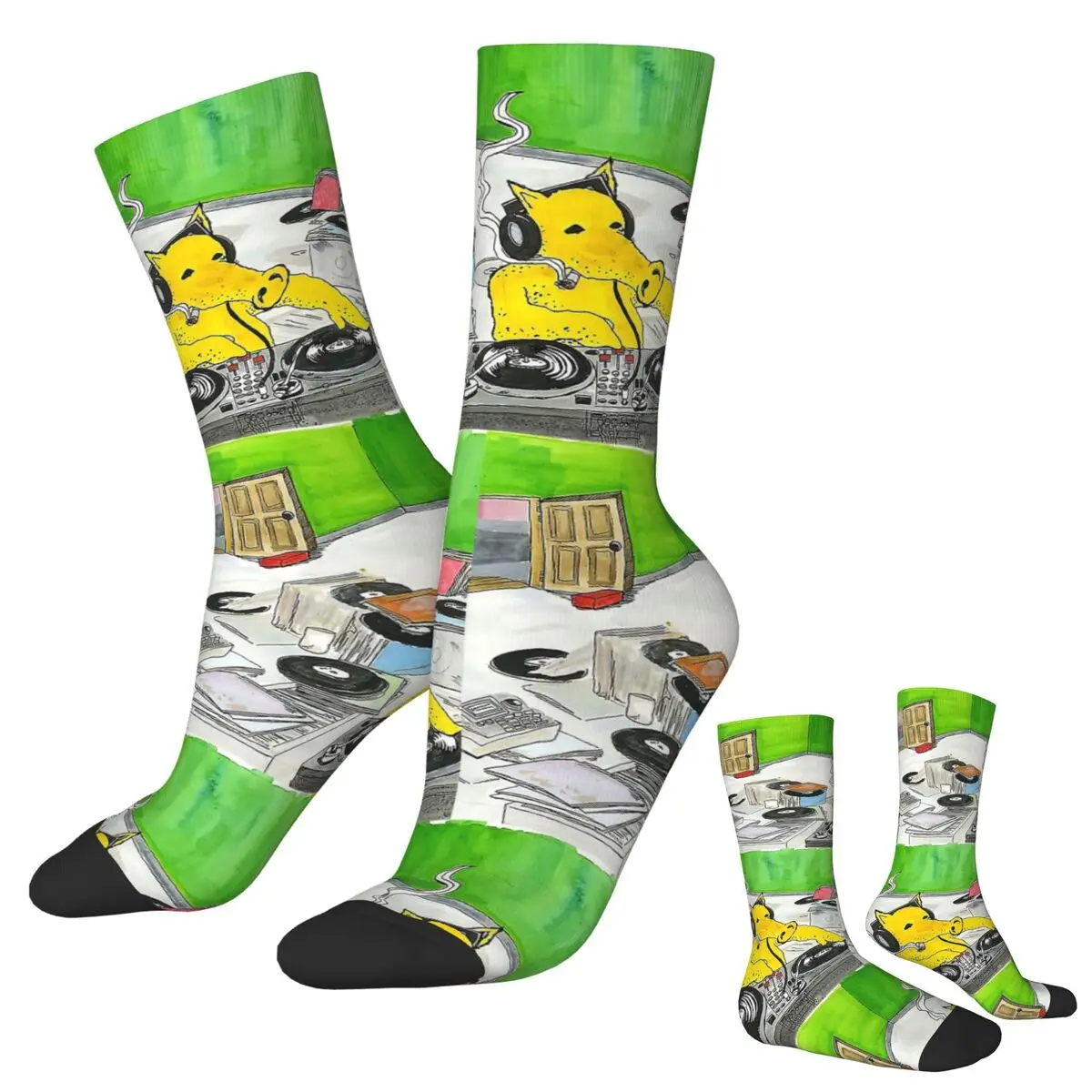 Носки Quasimoto DJ в стиле Харадзюку, впитывающие пот чулки, всесезонные длинные носки, аксессуары для унисекс, рождественские подарки
Носки Quasimoto DJ в стиле Харадзюку, впитывающие пот чулки, всесезонные длинные носки, аксессуары для унисекс, рождественские подарки