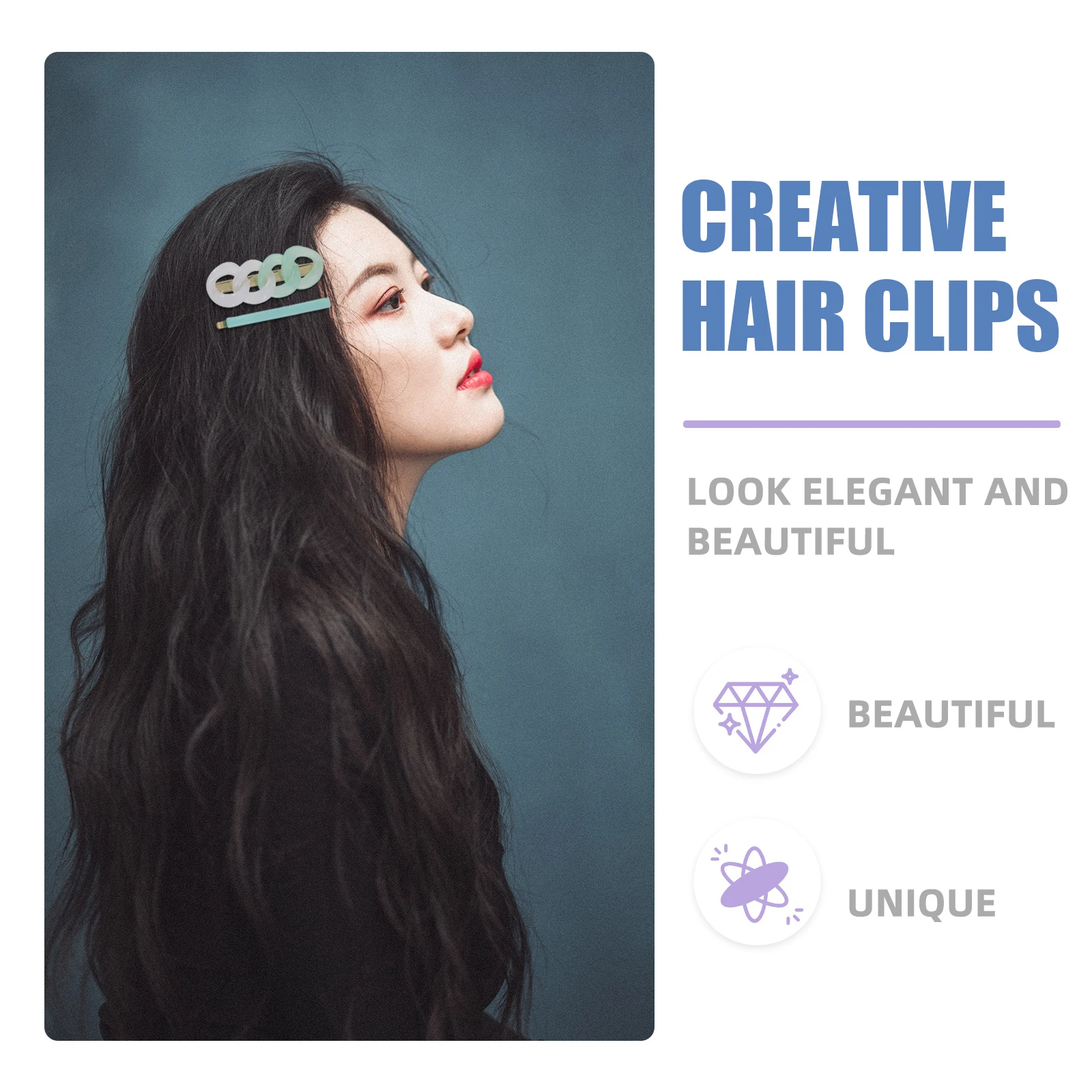 2Pcs Resin Iron Hair Accessories Elegant Hairpins Hollow Bang Clips Styling Side Clamps Beautiful Design Gifts
2Pcs Resin Iron Hair Accessories Elegant Hairpins Hollow Bang Clips Styling Side Clamps Beautiful Design Gifts