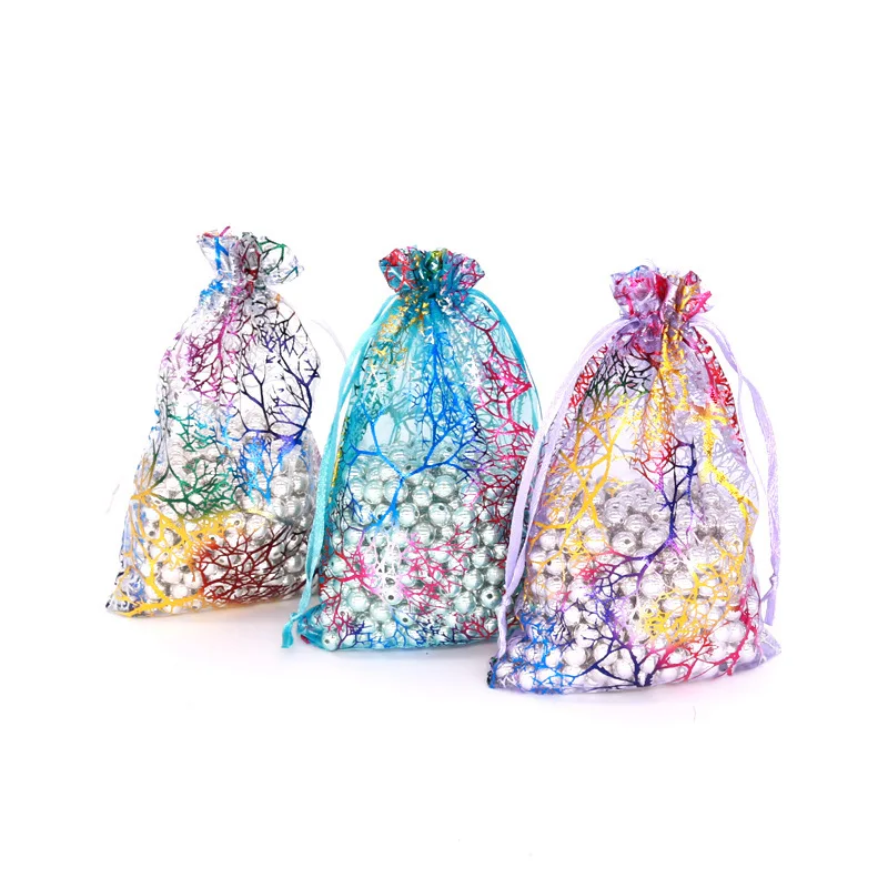 25/50/100pcs Colorful Coral Tree Organza Gift Bag for Rings Earings Packaging Wedding Christmas Party Candy Gift Drawstring Bags
25/50/100pcs Colorful Coral Tree Organza Gift Bag for Rings Earings Packaging Wedding Christmas Party Candy Gift Drawstring Bags