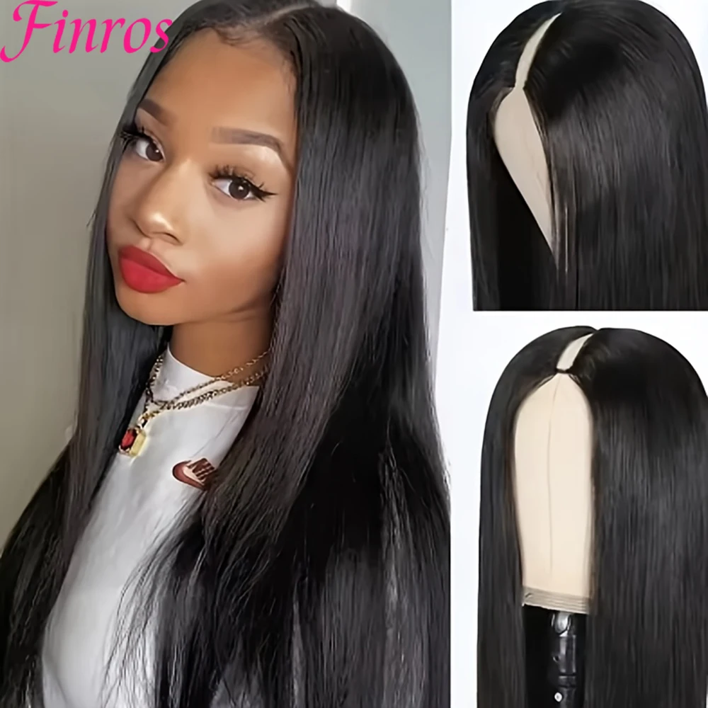 Парик Finros Kinky Straight V Part из натуральных волос, готовый к носке, парик из натуральных волос Remy V Part, прямой парик без кружевной основы, 200% плотность.
Парик Finros Kinky Straight V Part из натуральных волос, готовый к носке, парик из натуральных волос Remy V Part, прямой парик без кружевной основы, 200% плотность.