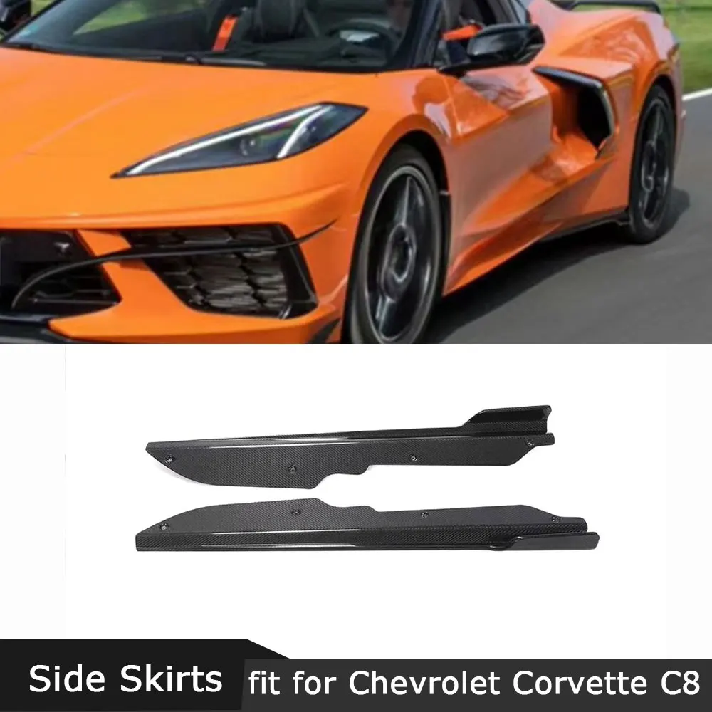 Боковые юбки из углеродного волокна FRP, комплекты расширения фартука для Chevrolet Corvette C8 2020-2021
Боковые юбки из углеродного волокна FRP, комплекты расширения фартука для Chevrolet Corvette C8 2020-2021