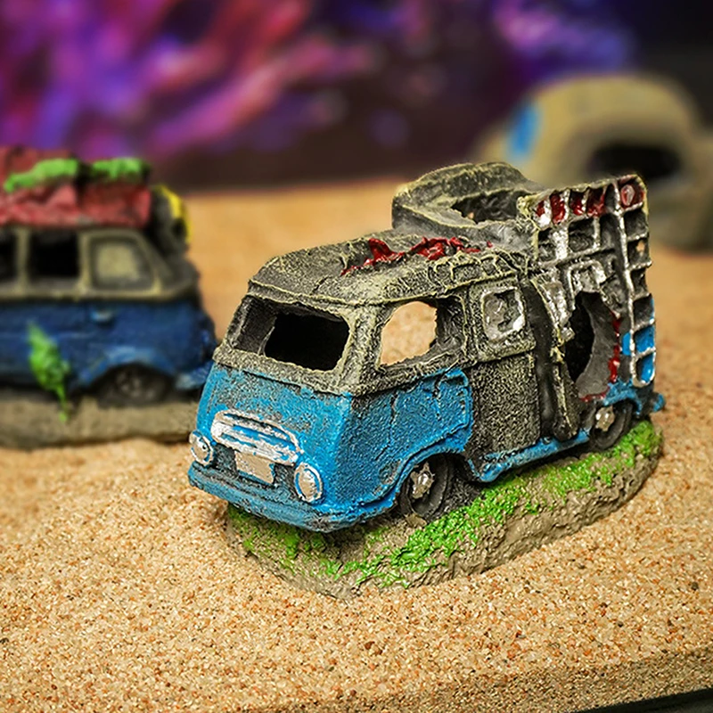 1pc Aquarium Car Cave Fish Shrimp Hiding House Resin Ornament Hideout Decoration for Tank Background Landscape
1pc Aquarium Car Cave Fish Shrimp Hiding House Resin Ornament Hideout Decoration for Tank Background Landscape