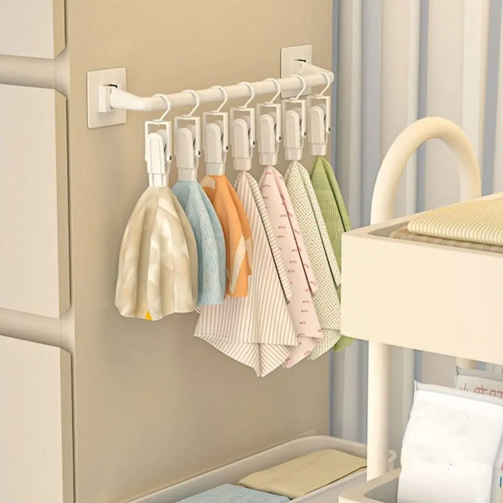 Plastic Kids Wardrobe Hanging Rod White Punch-free Wall Storage Hanging Rack with Clips Adjustable Baby Saliva Towel Hook
Plastic Kids Wardrobe Hanging Rod White Punch-free Wall Storage Hanging Rack with Clips Adjustable Baby Saliva Towel Hook